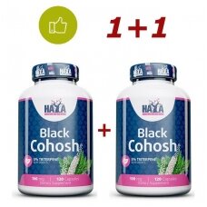 1+1 Black Cohosh 100 mg 120 caps | KEKINĖ JUODŽOLĖ