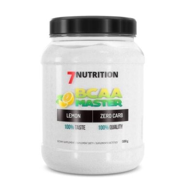 7 Nutrition BCAA Master 500 g amino rūgštys + Glutamine + Citruline