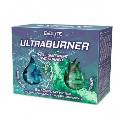 Evolite Nutrition Ultra Burner Two-Component Fat Burner 240caps