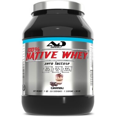 Addict Sport Nutrition 100% Native Whey Zero Lactose – 1 kg