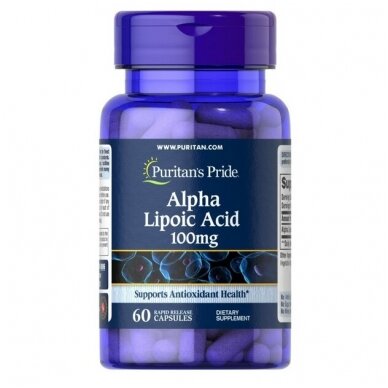 Alpha Lipoic Acid ALA 100 mg 60 caps