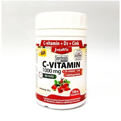C-Vitamin 1000mg+D3+Cink