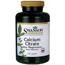 Calcium Citrate Plus Magnesium 150 Caps