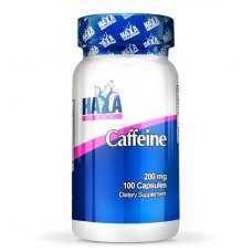 Haya Labs Caffeine (kofeinas) 100 kaps.