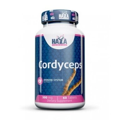 Haya Labs Cordyceps (Kininins kordicepsas) 60 kaps.