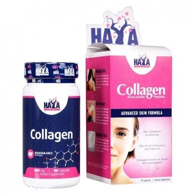 Haya Labs Collagen 90-180 kapsulių (Kolagenas)