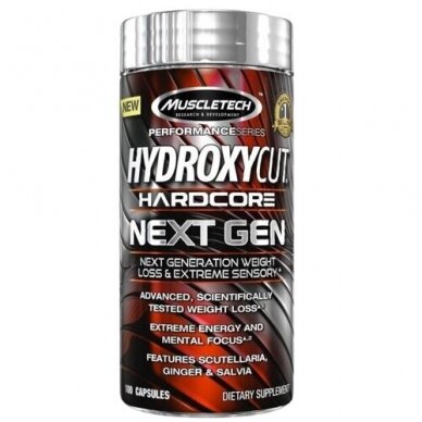 Muscletech Hydroxycut Hardcore Next Gen 100 kaps