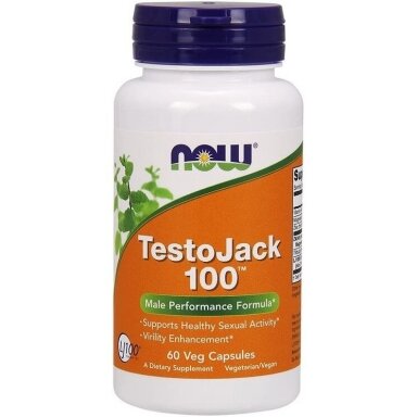 NOW Foods TestoJack 100 – 60 vcaps – Longjack – Tongkat ali