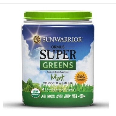 Ormus SuperGreens Organic Mint, Powder - 226g