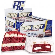 Ronnie Coleman King Whey Protein Crunch 12 Bars (Red Velvet Cake)