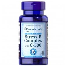 Stress Vitamin B Complex with Vitamin C 500 I 60-120 Caplets