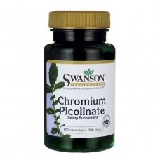 Swanson Chromium Picolinate 200 mcg. 100 kaps.