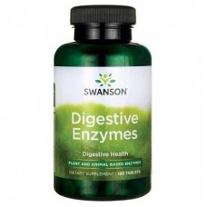 Swanson Digestive Enzymes 180 tabs | Virškinimo fermentai