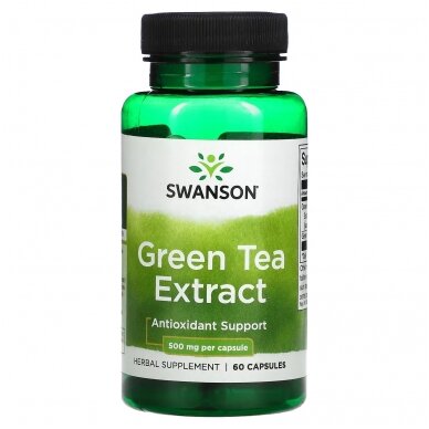 Swanson Green Tea Extract 500 mg 60 caps