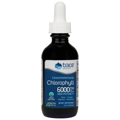 Trace Minerals Concentrated Ionic Chlorophyll 59ml - natural mint flavor