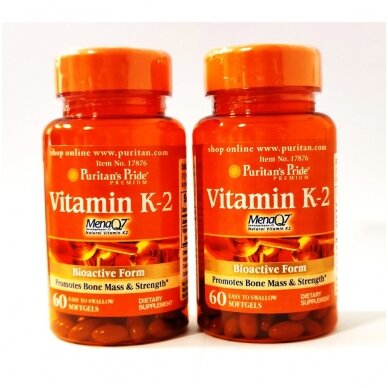 Vitamin K-2 (MenaQ7) 50 mcg - 60-120 kaps 2